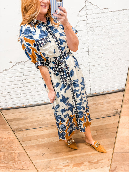 Sophia Boho Print Dress