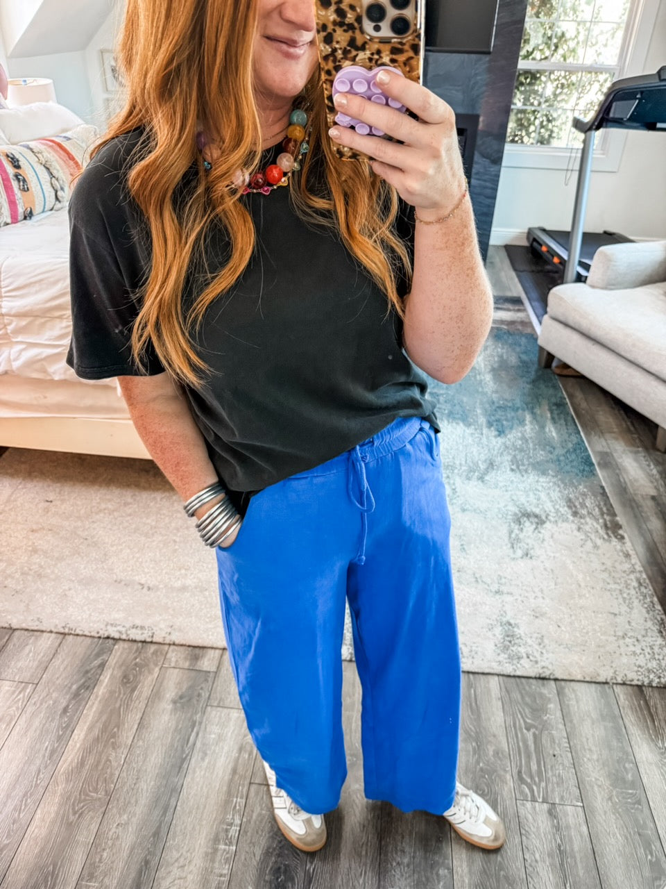 Paige Lounge Pants - Cobalt