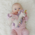 Load image into Gallery viewer, Link & Love Activity Plush and Teether - Unicorn
