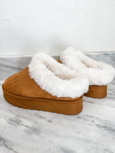 Fur Lined Platform Slides