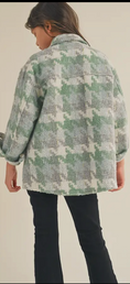 Load image into Gallery viewer, Leah Houndstooth Shacket
