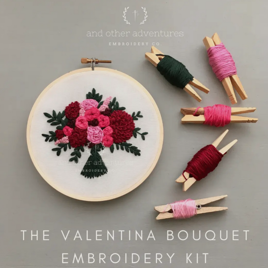 Embroidery Kit - Valentina Bouquet