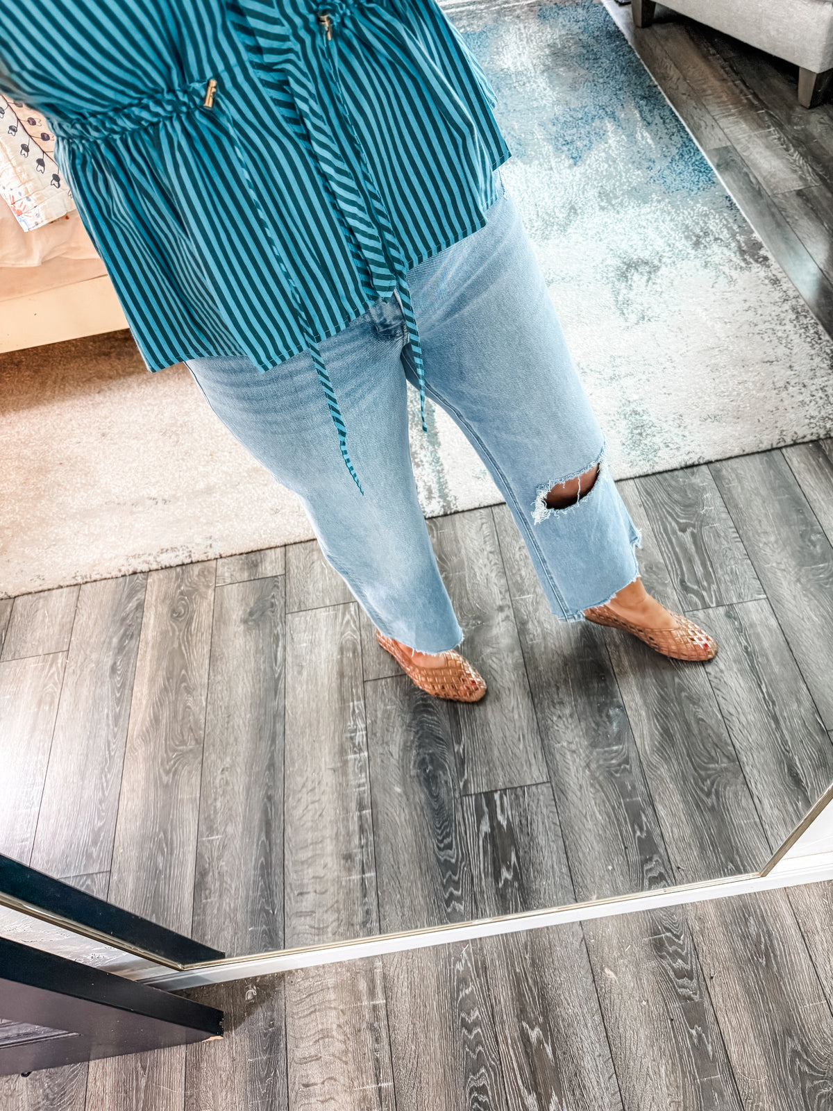 Avery Crop Wide Leg Jeans