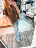 Load image into Gallery viewer, Laramie Flutter Top - Brown
