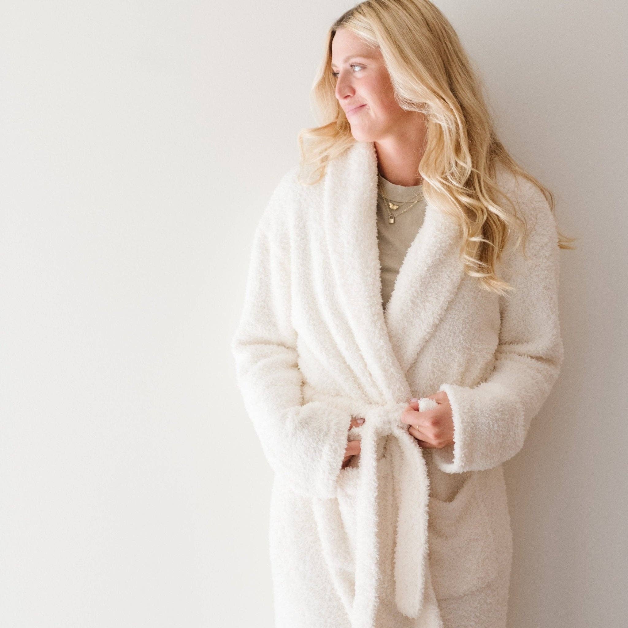 COZY BAMBONI ROBES: Ivory