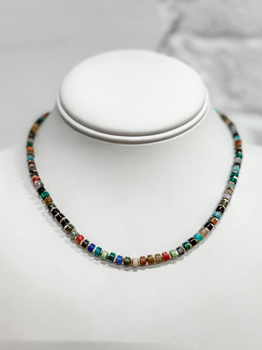 Aurora Beaded Necklace