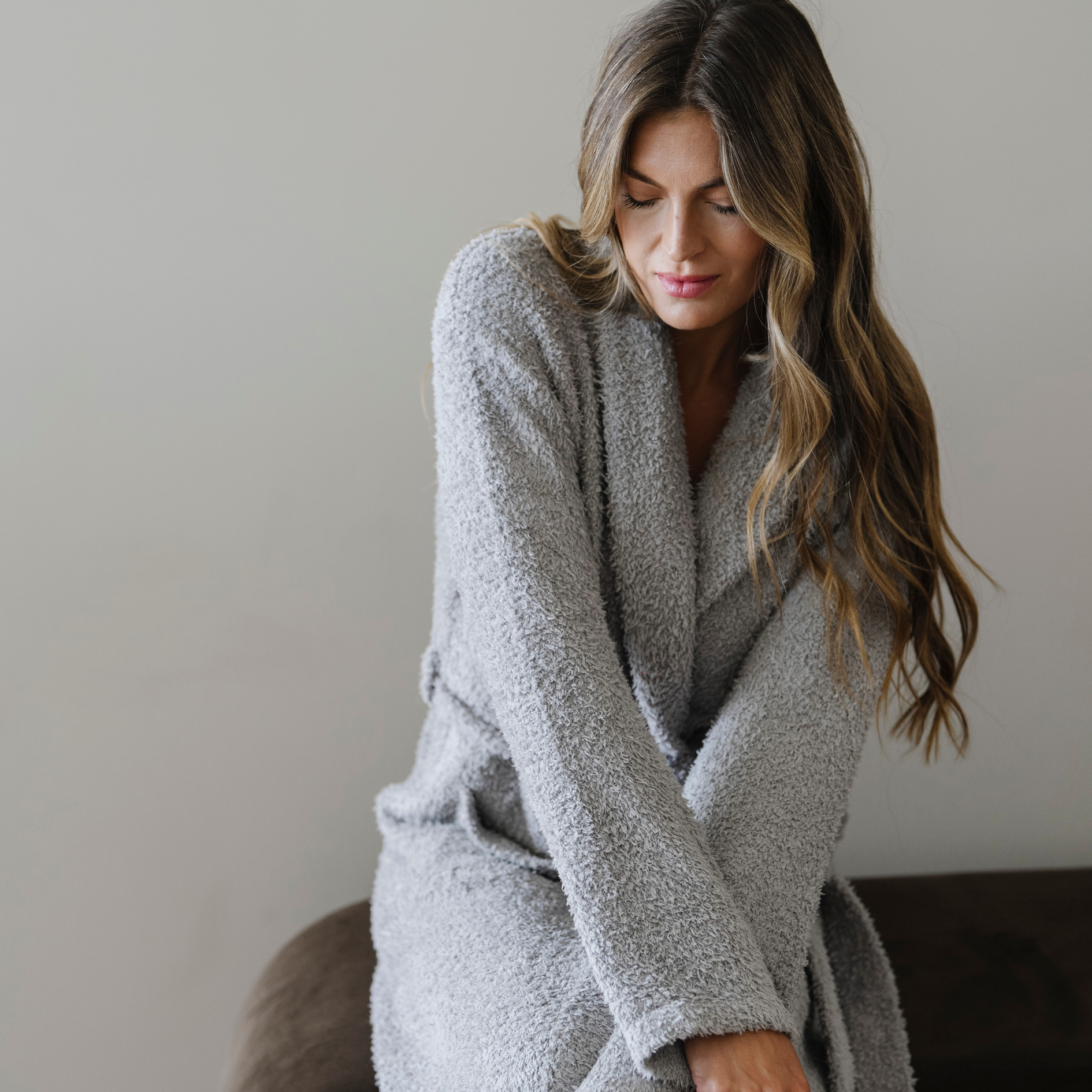 COZY BAMBONI ROBES: Taupe