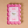 Load image into Gallery viewer, Rectangle Scalloped Acrylic Frame-Sweetheart Stripes
