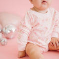 Load image into Gallery viewer, Pink Rose Long Sleeve Romper
