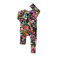 Load image into Gallery viewer, Cassandra Ruffle Convertible Footie
