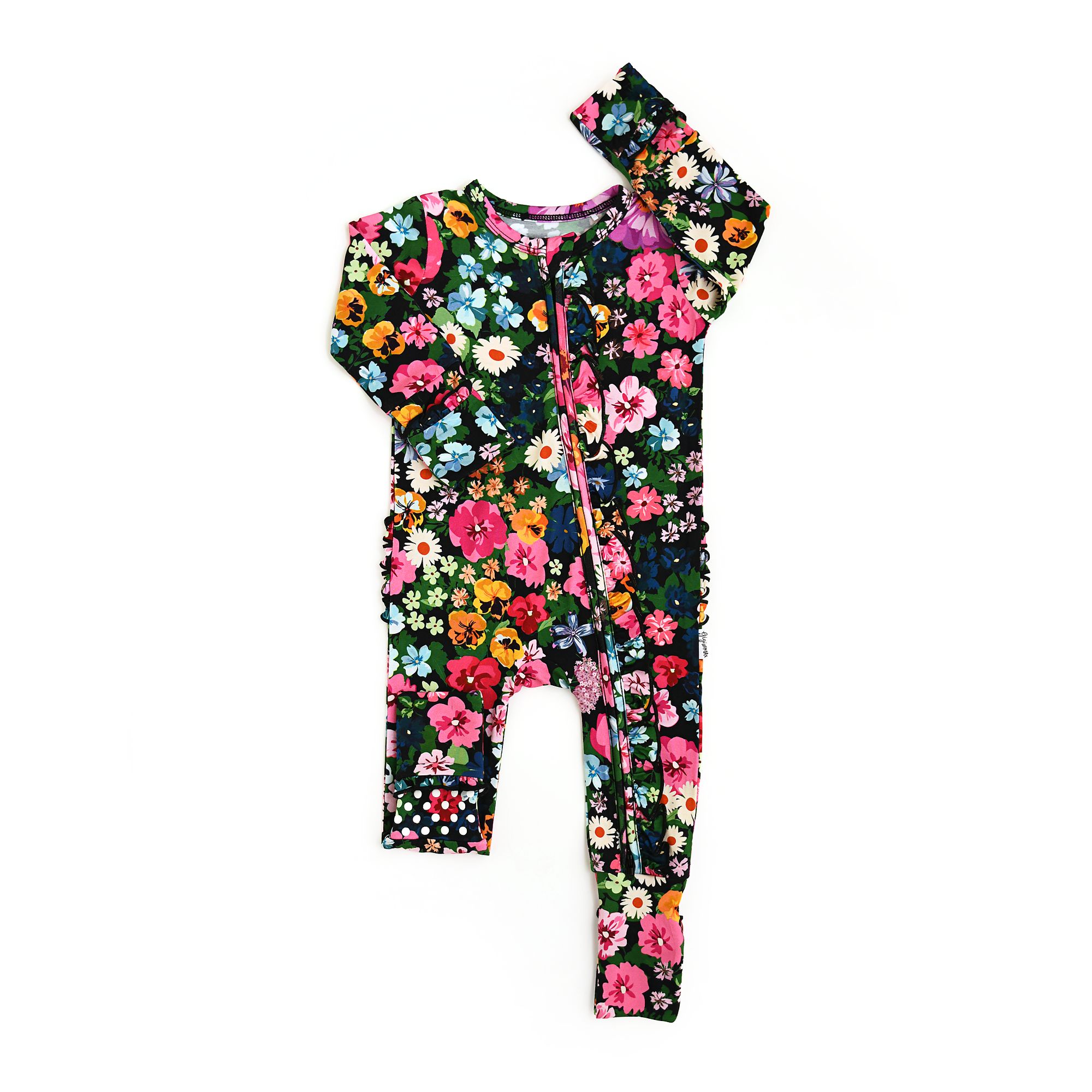 Cassandra Ruffle Convertible Footie