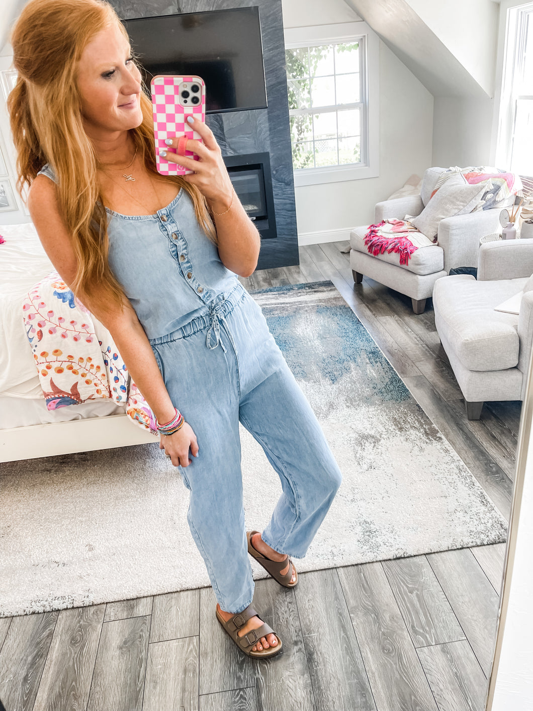 Lennon Button-Up Jumpsuit