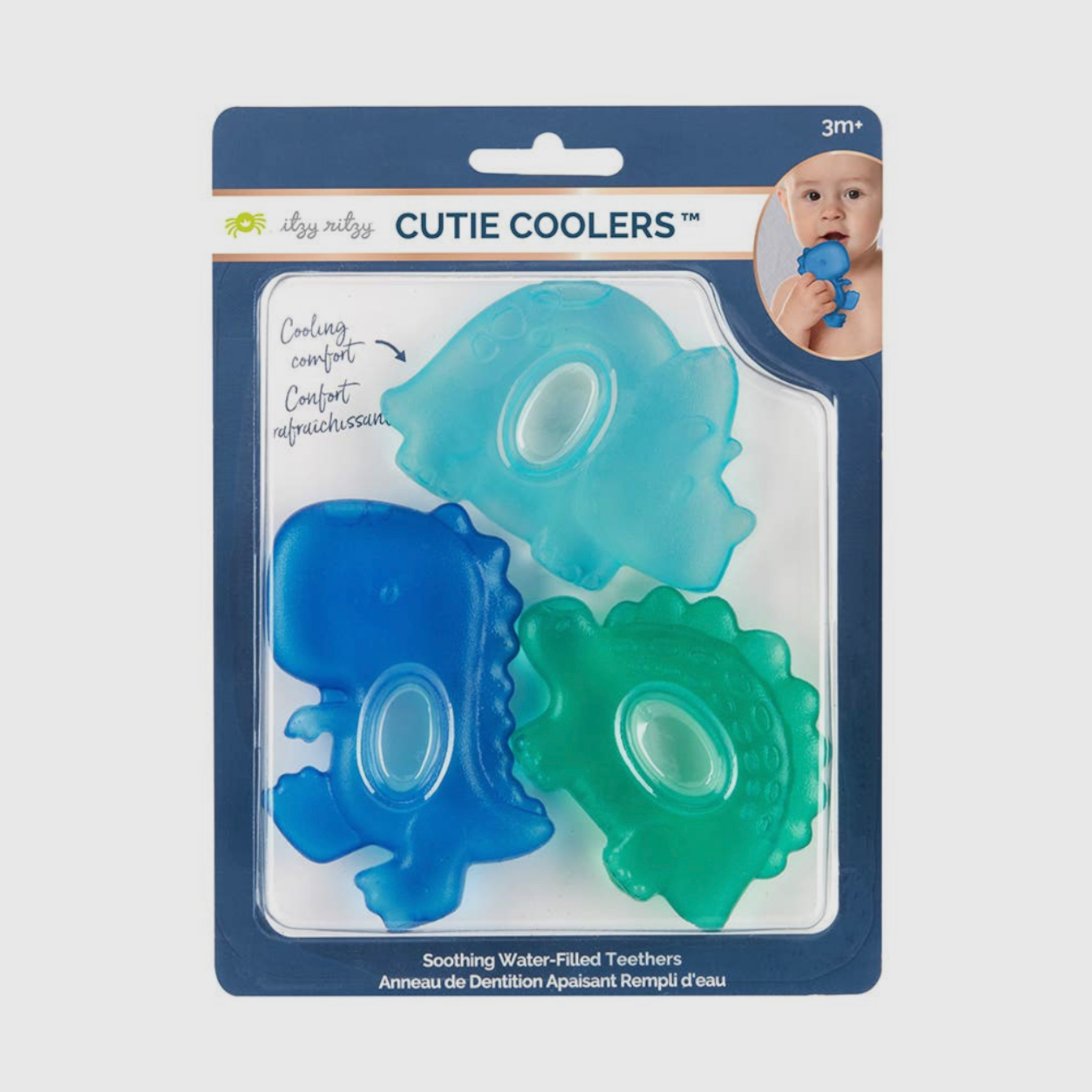 Cutie Coolers Water Filled Teethers - Dino