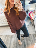 Load image into Gallery viewer, Natalie Sweater - Chocolate Cream
