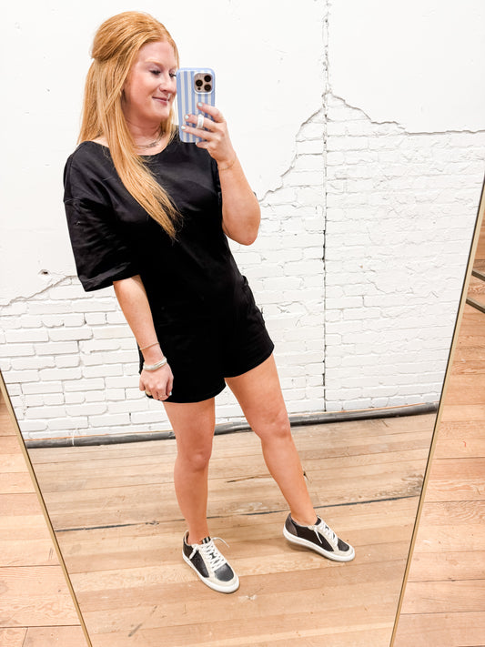 Zane Romper - Black