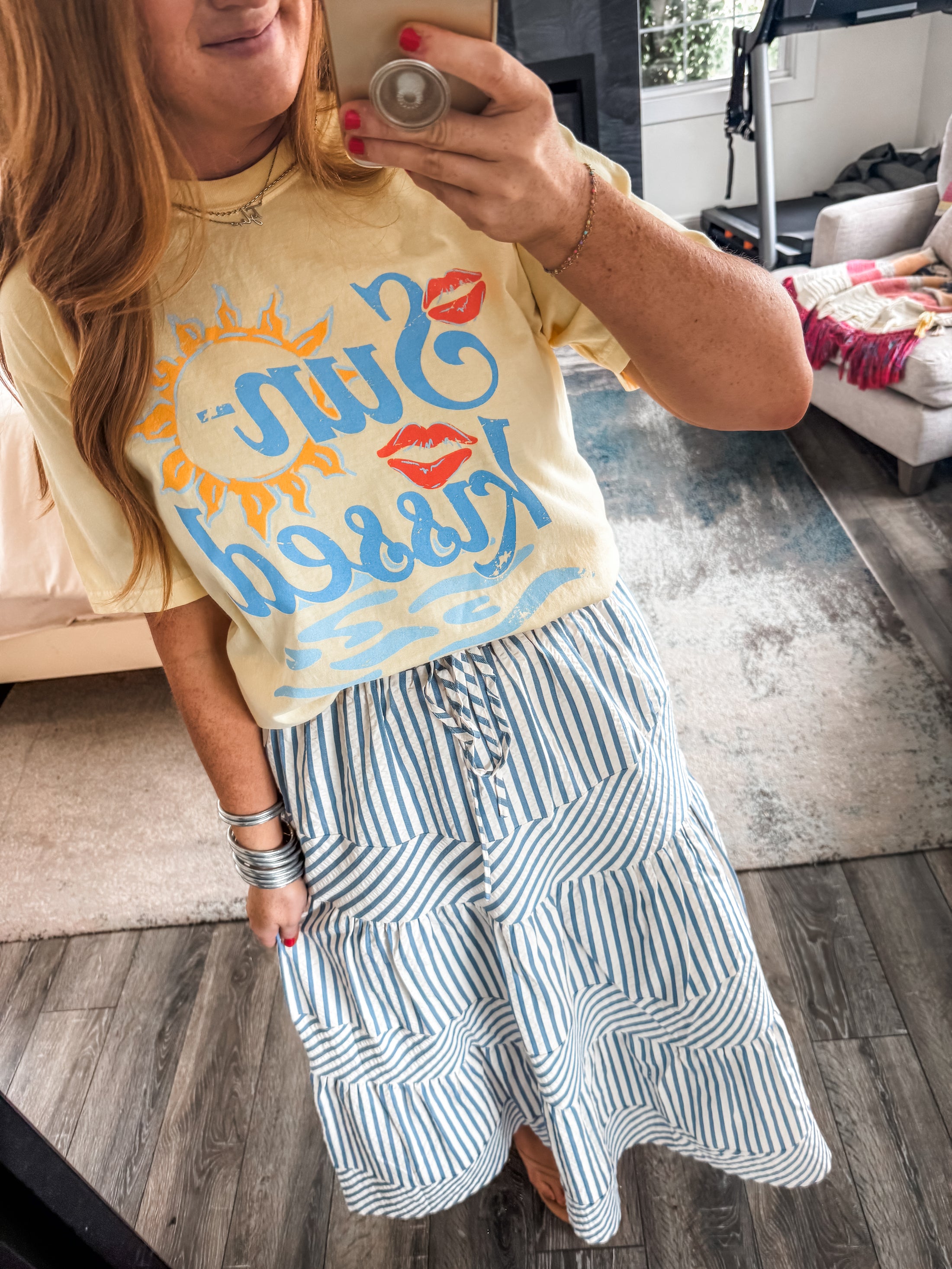 Miley Stripe Skirt