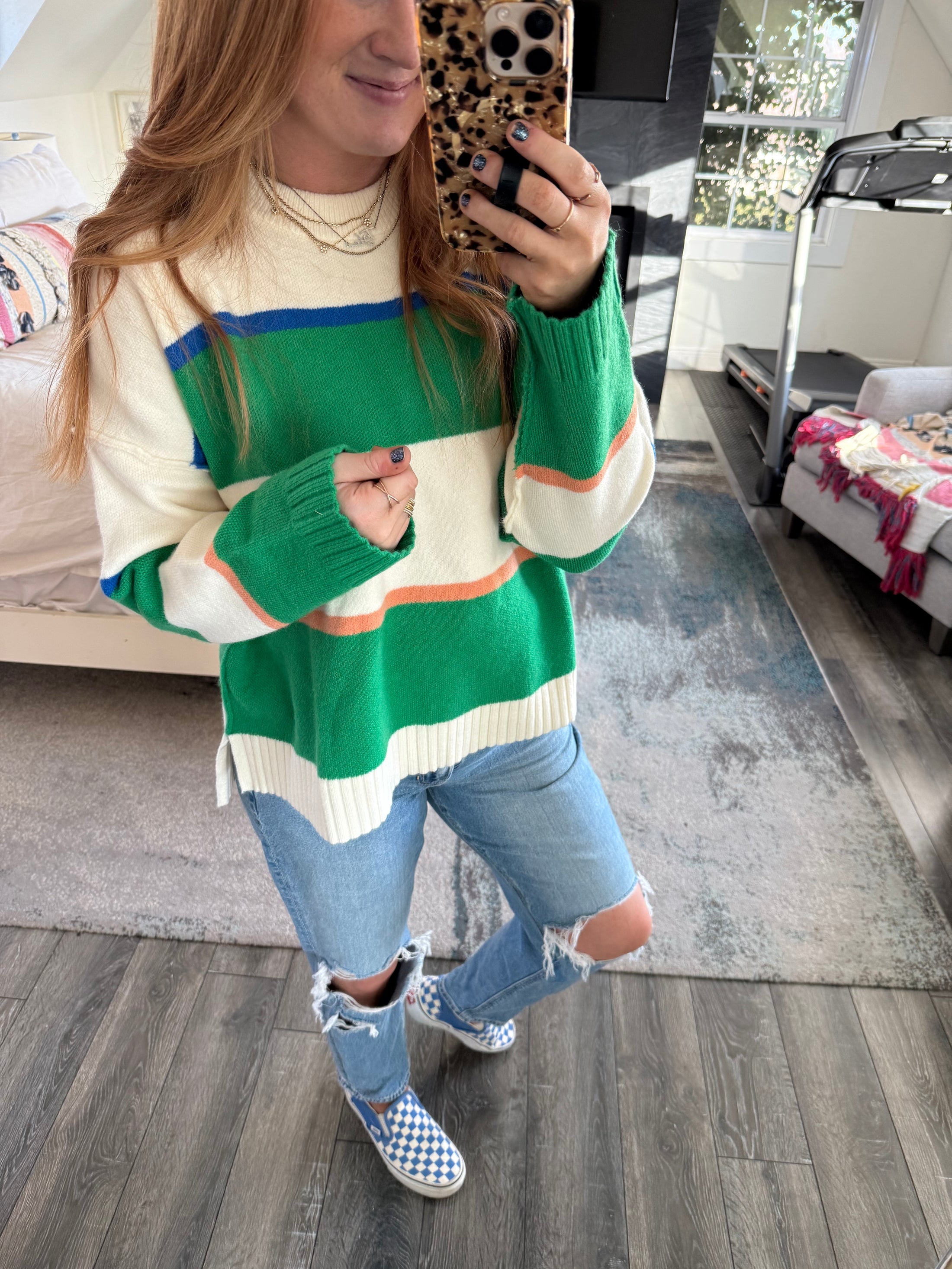 Natalia Striped Sweater