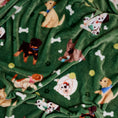 Load image into Gallery viewer, Snuggle Up Plush Blanket–Dog Days
