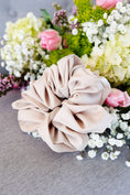 Load image into Gallery viewer, Oat Milk Jumbo Scrunchie
