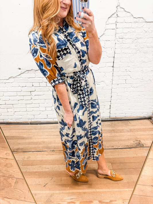 Sophia Boho Print Dress