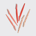 Load image into Gallery viewer, Recycled Plastic Dermaplaners 6pc Set - Asstd Cherry Blossom
