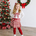 Load image into Gallery viewer, Christmas Plaid Bow Patch Sweatshirt
