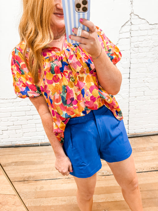 Claire Shorts - Royal Blue