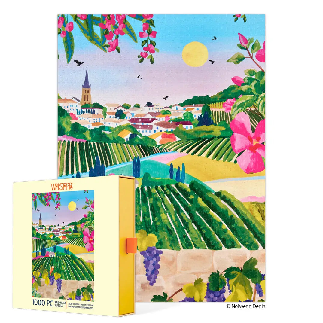 Village Vineyard 1000 Piece Puzzle
