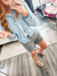 Load image into Gallery viewer, Z Supply Daily Knit Denim Cardigan - Ocean
