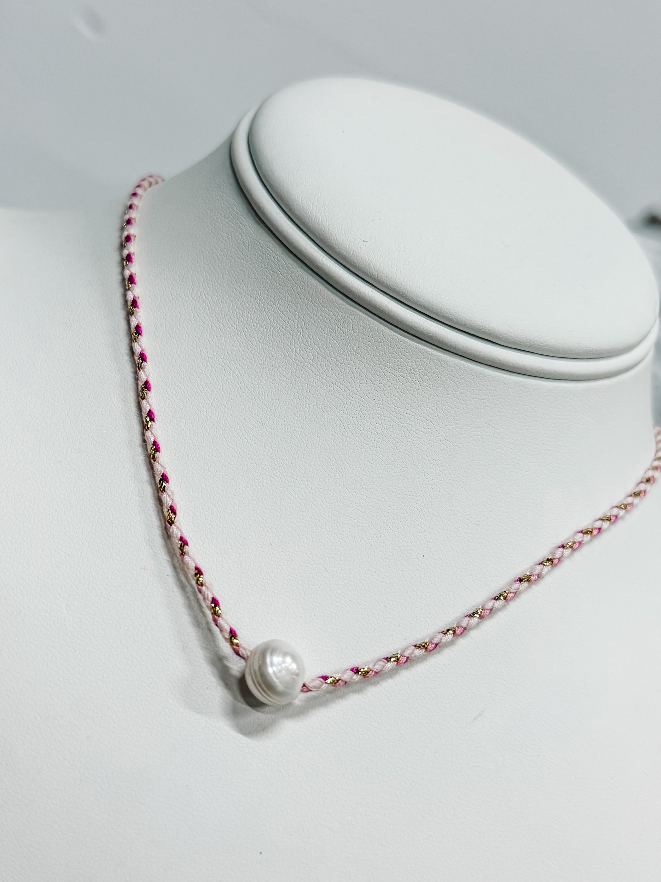 Pink Freshwater Pearl Necklace