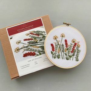 Beginner Embroidery Kit - Autumn Meadow