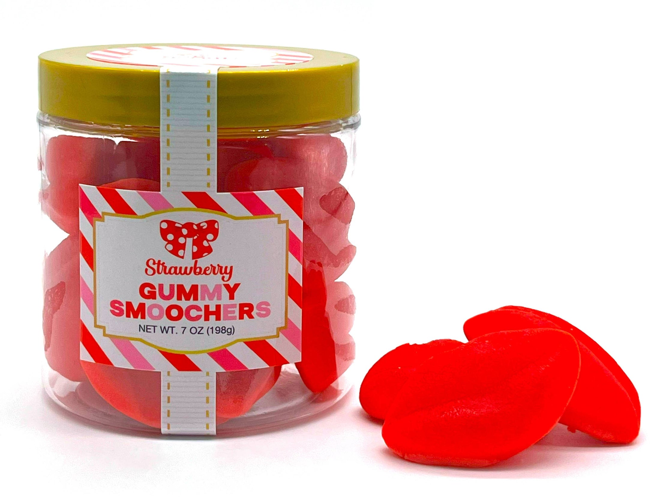 Valentine Candy Sugar Stacks - Valentine Gummy Lips