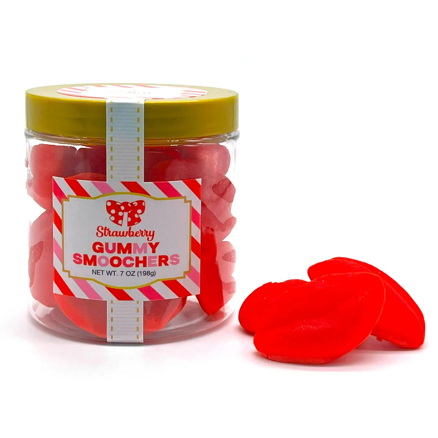 Valentine Candy Sugar Stacks - Valentine Gummy Lips