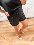 Load image into Gallery viewer, Sophia Knit Shorts - Black
