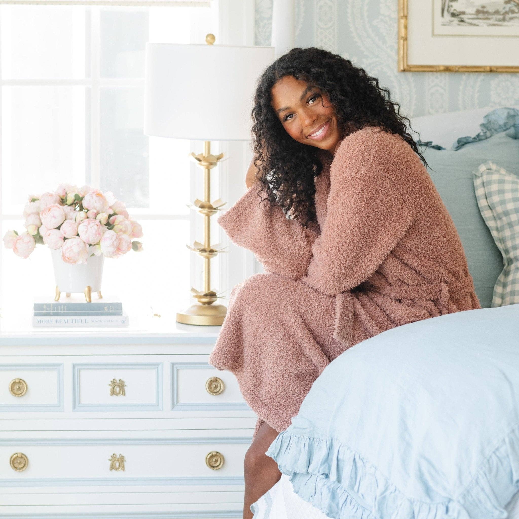 COZY BAMBONI ROBES: Taupe