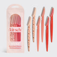 Load image into Gallery viewer, Recycled Plastic Dermaplaners 6pc Set - Asstd Cherry Blossom
