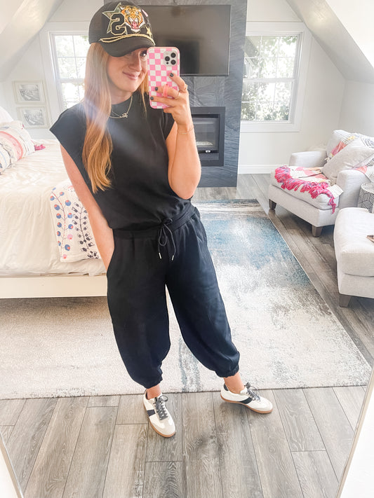 Emilia Black Jumpsuit