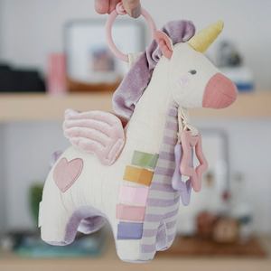 Link & Love Activity Plush and Teether - Unicorn