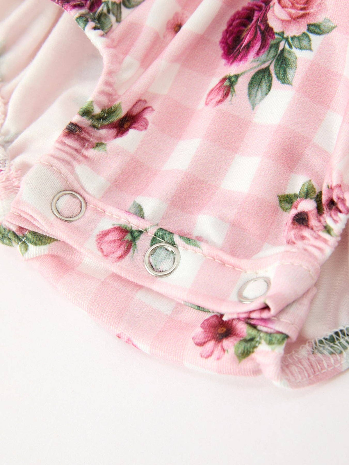 Vintage Smocked Floral Romper