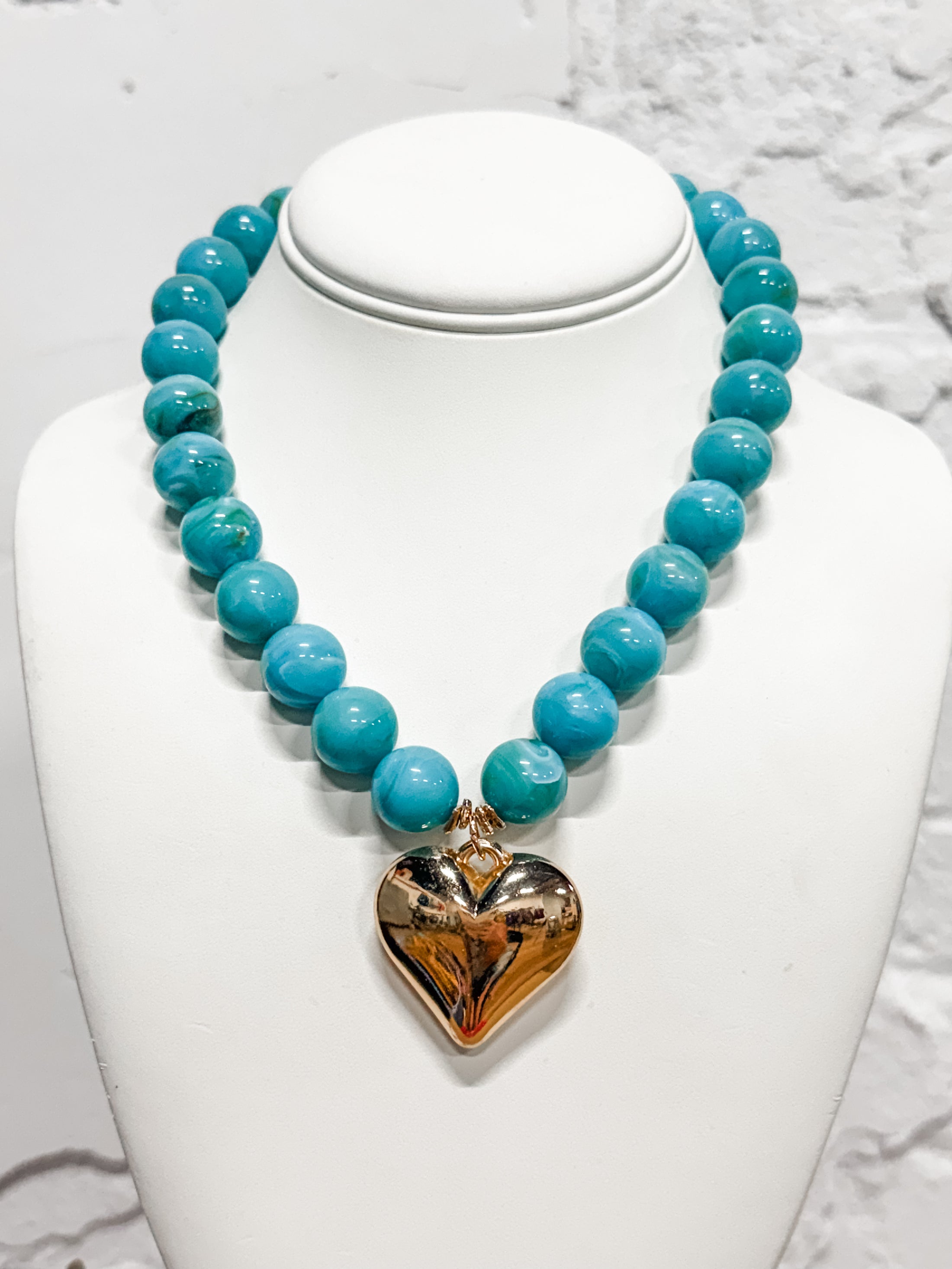 Turquoise Heart Necklace