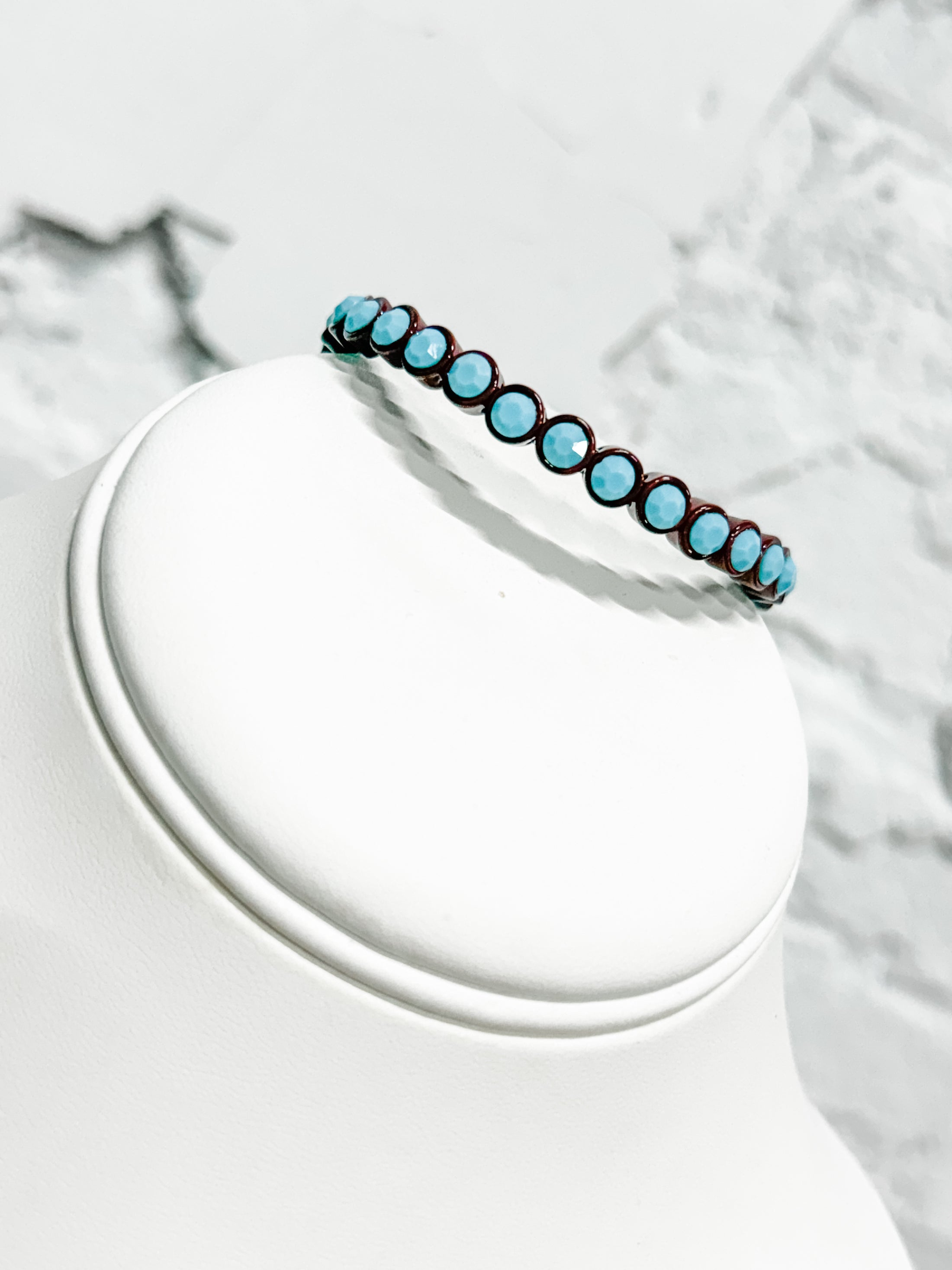 Ava Bracelet - Turquoise//Deep Red