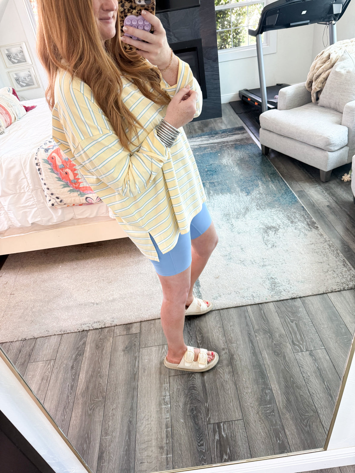 Margo Striped Top - Yellow