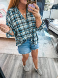Load image into Gallery viewer, Annie Plaid Button Up
