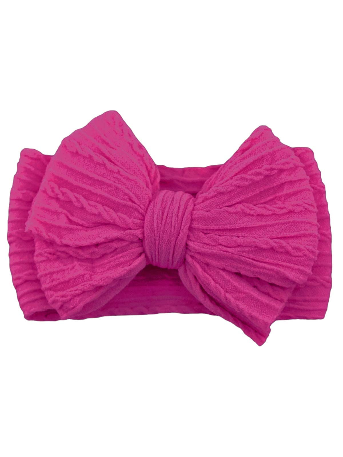 Luxe Stretch Bow - Magenta