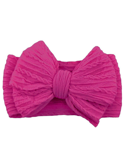 Luxe Stretch Bow - Magenta