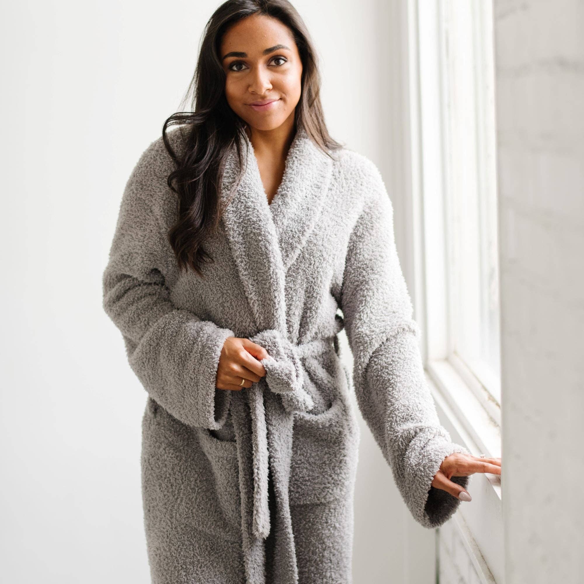 COZY BAMBONI ROBES: French Rose
