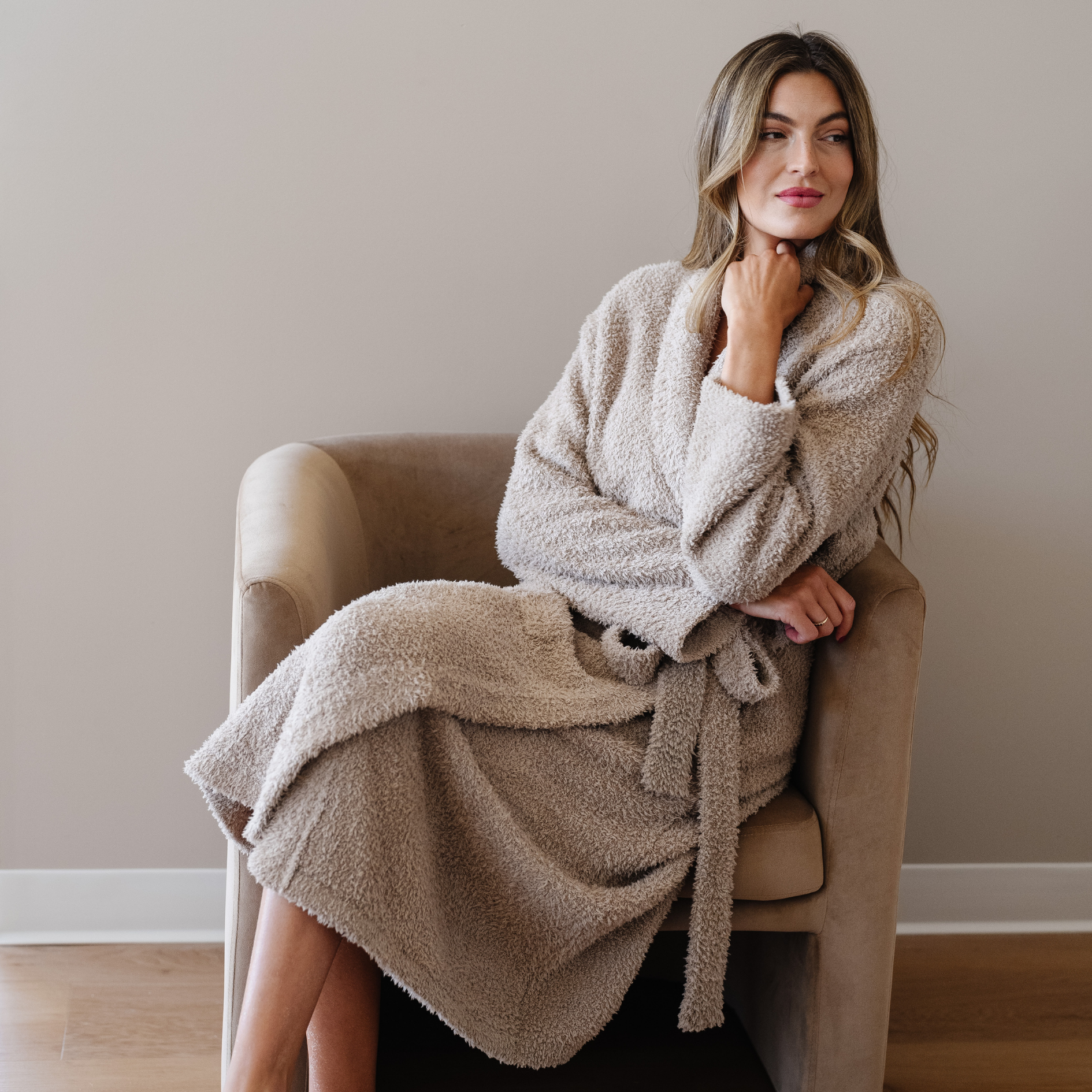COZY BAMBONI ROBES: French Rose