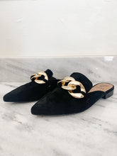 Load image into Gallery viewer, Stevie Buckle Mules - Black
