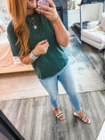 Load image into Gallery viewer, Everyday Basic Tee - Dark Green
