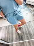 Load image into Gallery viewer, Everyday Luxe Shorts - Dusty Blue
